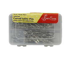 Sew Easy Curved Safety Pins 38mm