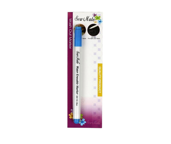 Sew Mate Blue Washable Fabric Marker Pen