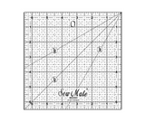 Sew Mate 6.5" x 6.5" Quilting Ruler