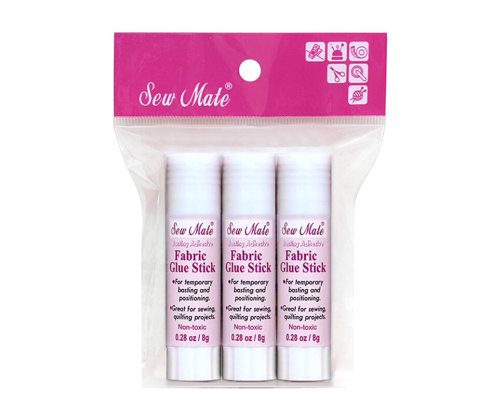 Sew Mate Basting Fabric Glue Stick 3pcs