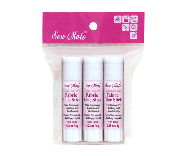 Sew Mate Basting Fabric Glue Stick 3pcs