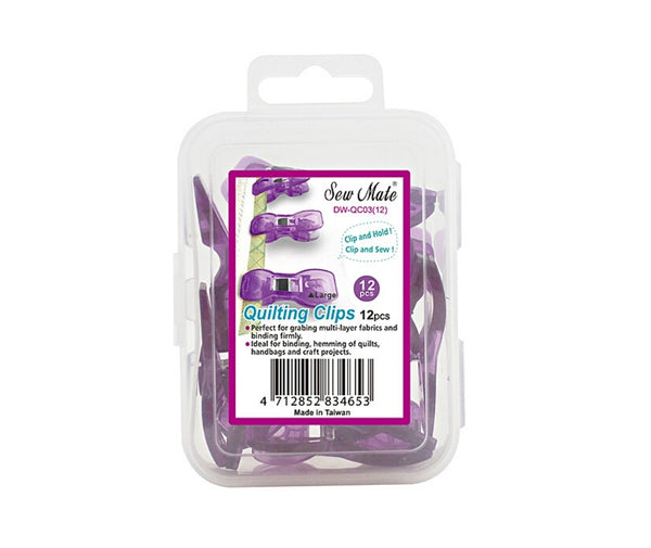Sew Mate Quilting Clips Large 12pcs