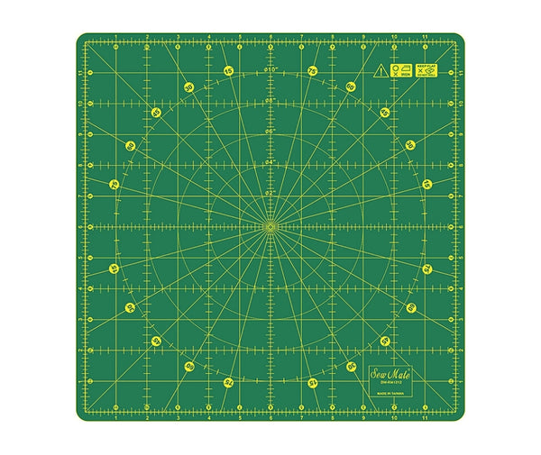 Sew Mate Self-Healing Rotating Cutting Mat, 12.6