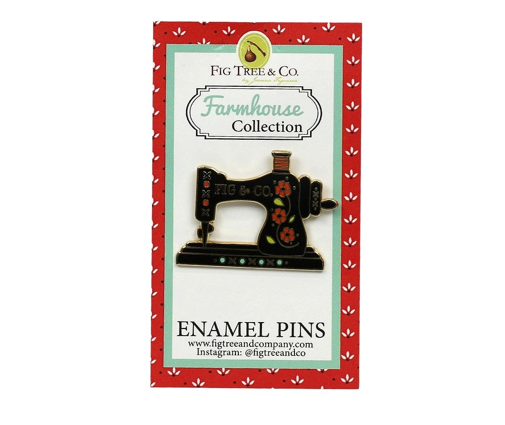 Sewing Machine Enamel Pin