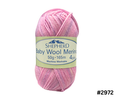 Shepherd Merino Baby Wool 4ply - Various Colours