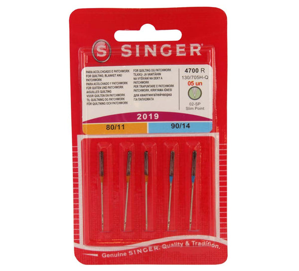 Singer 2019 Domestic Sewing Machine Needles - For Quilting