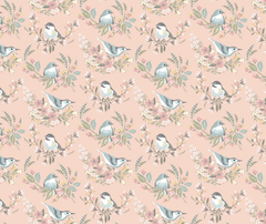 Songbird Serenade 100% Cotton Fabric - 10cm Increments