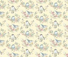 Songbird Serenade 100% Cotton Fabric - 10cm Increments