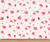 Spring Blooms 100% Cotton Fabric - 10cm Increments