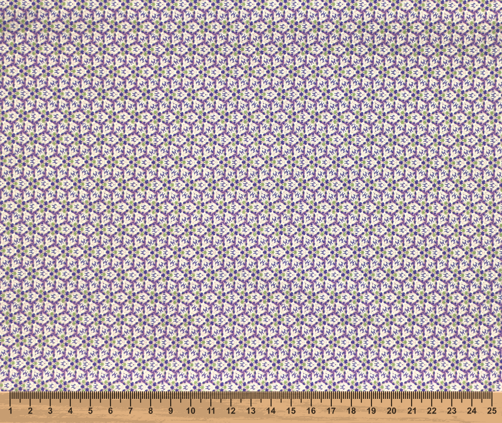 Spring Blooms 100% Cotton Fabric - 10cm Increments