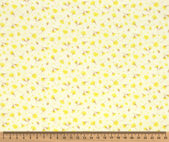 Spring Blooms 100% Cotton Fabric - 10cm Increments