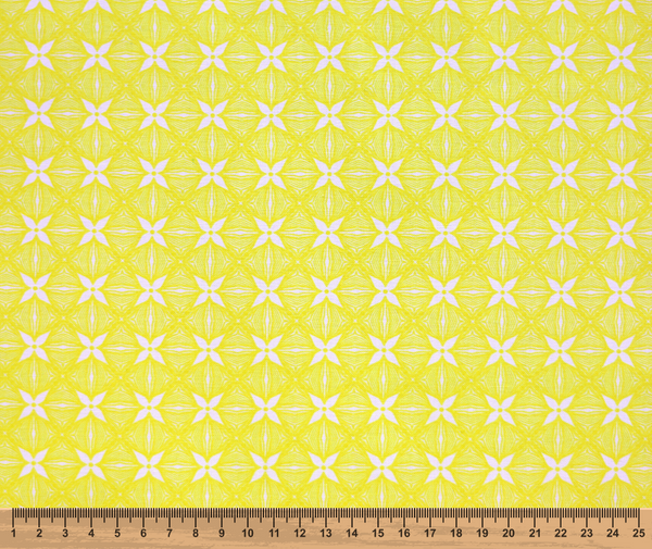 Spring Blooms 100% Cotton Fabric - 10cm Increments