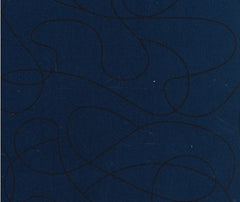 Squiggle Wide Quilt Backing - Navy 100% Cotton Fabric - 1/2 Metre