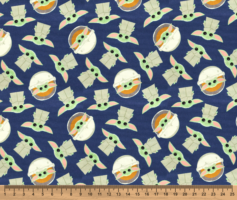 Starwars 100% Cotton Fabric - 10cm Increments