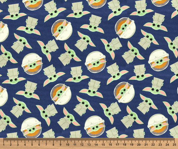 Starwars 100% Cotton Fabric - 10cm Increments