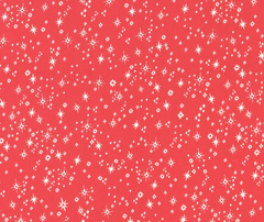 Starry Snowfall 100% Cotton Fabric - 10cm Increments