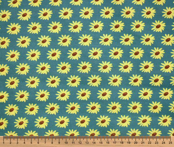 Summer Garden 100% Cotton Fabric - 10cm Increments