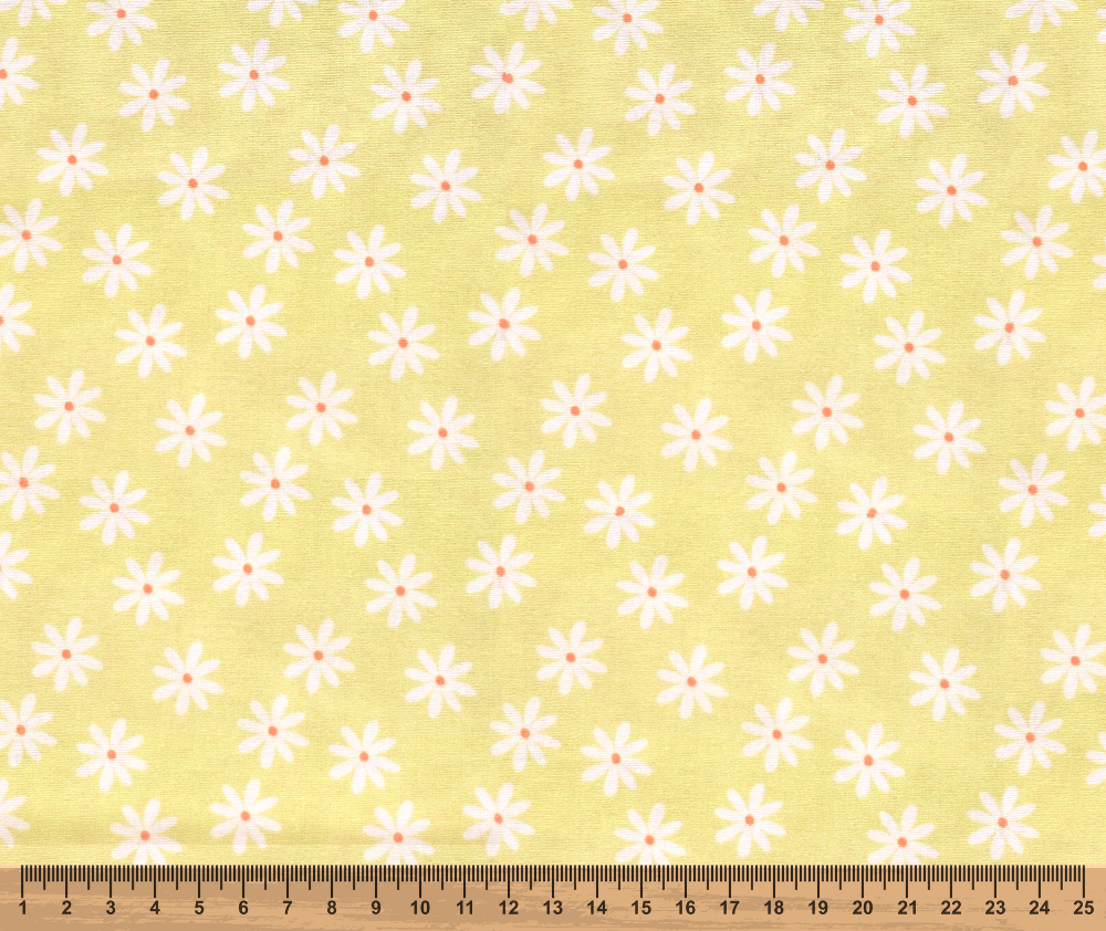 Summer Garden 100% Cotton Fabric - 10cm Increments