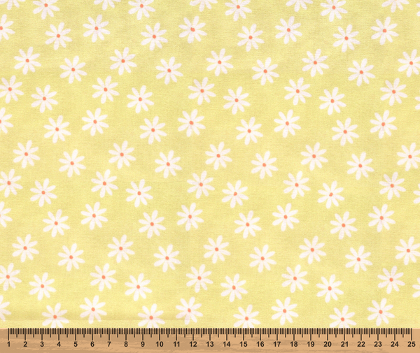 Summer Garden 100% Cotton Fabric - 10cm Increments