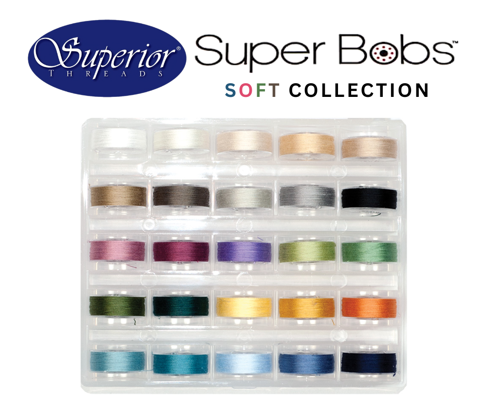 Superior Threads - Super Bobs Bobbins 25 Pack - Soft Collection – Sew It