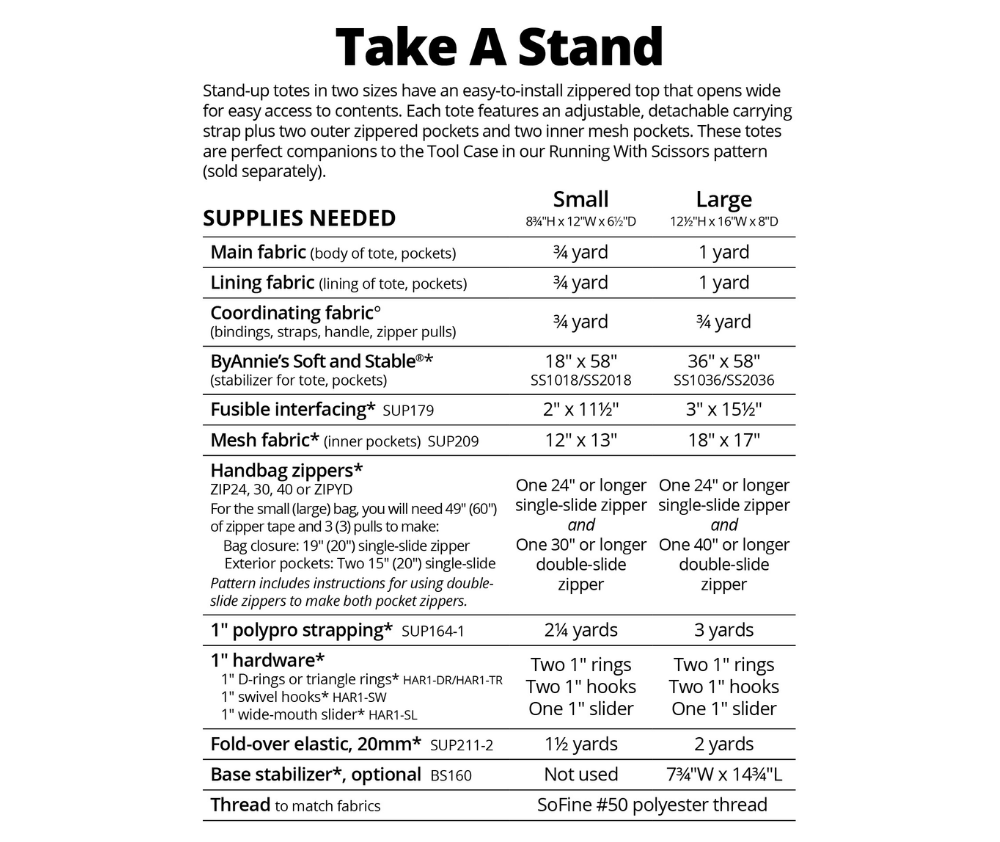 Take A Stand - ByAnnie Pattern
