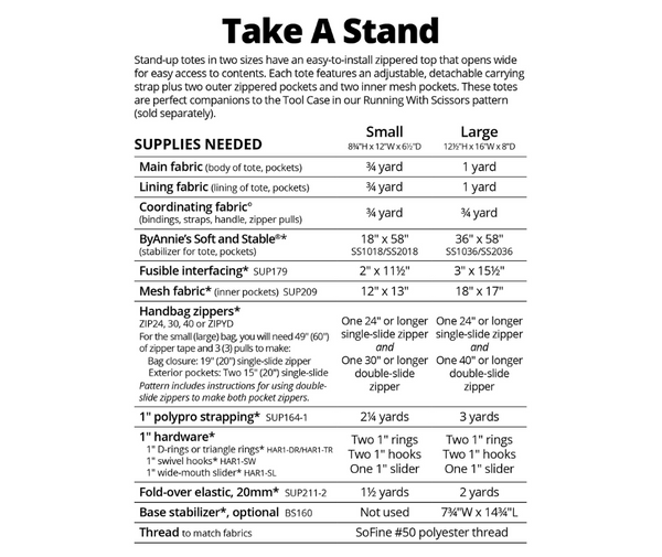 Take A Stand - ByAnnie Pattern