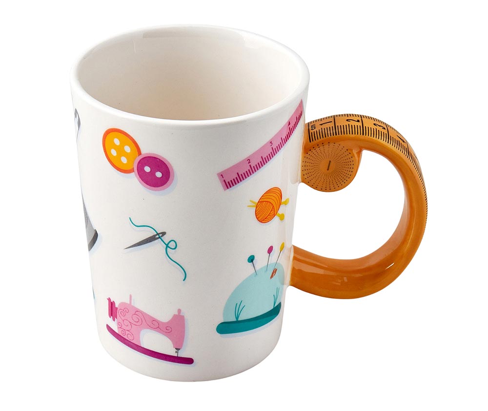 Tape Measure Sewing Mug Sew It