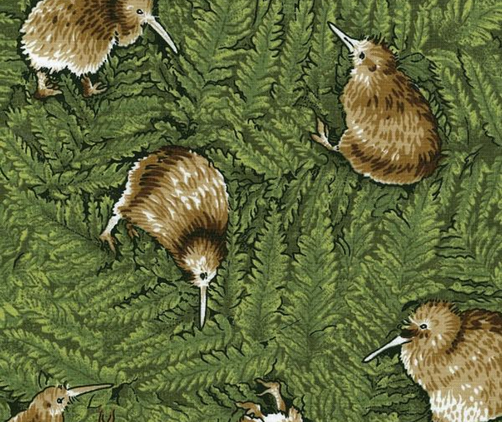 kiwiana 100% Cotton Fabric - 10cm Increments