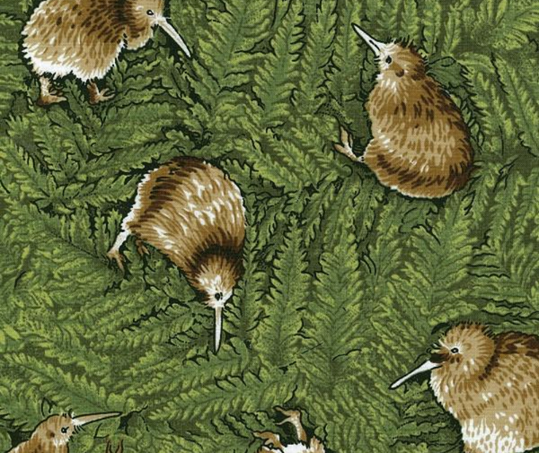 kiwiana 100% Cotton Fabric - 10cm Increments