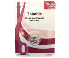 Thimble Metal Large - Trendy trims