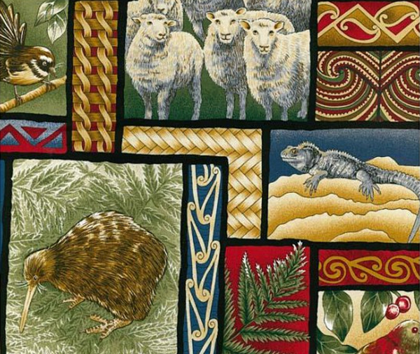 Truly New Zealand 100% Cotton Fabric - 10cm Increments