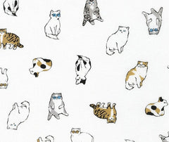 Whiskers & Tails 100% Cotton Fabric - 1/2 Metre