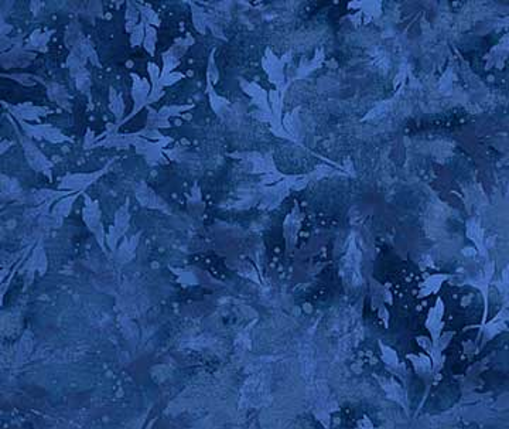 Wide Quilt Backing - Leaves - 100% Cotton Fabric - 1/2 Metre