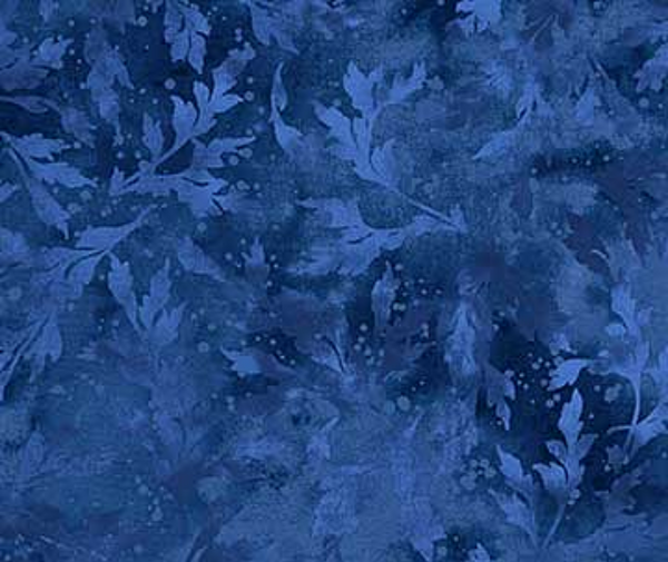 Wide Quilt Backing - Leaves - 100% Cotton Fabric - 1/2 Metre
