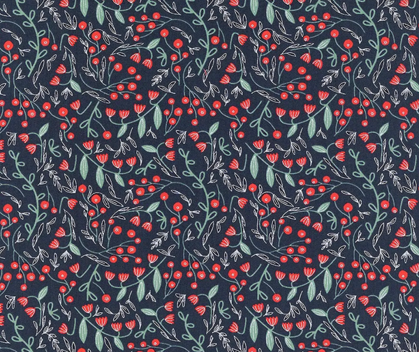 Merrymaking Metallic 100% Cotton Fabric - 10cm Increments
