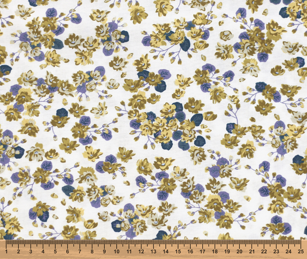 Winter Garden 100% Cotton Fabric