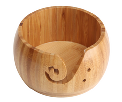 Wooden Yarn Bowl - Colour Bamboo