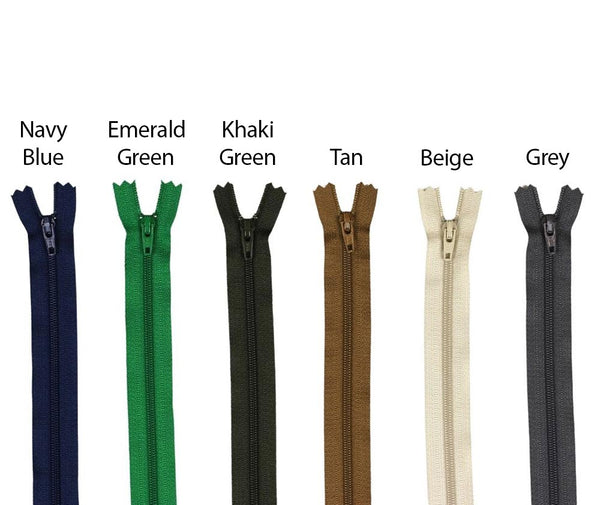 YKK Dress Zips - 55cm - Made in NZ