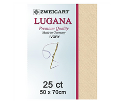 Zweigart Lugana Fat Quarter 25CT - Various Colours