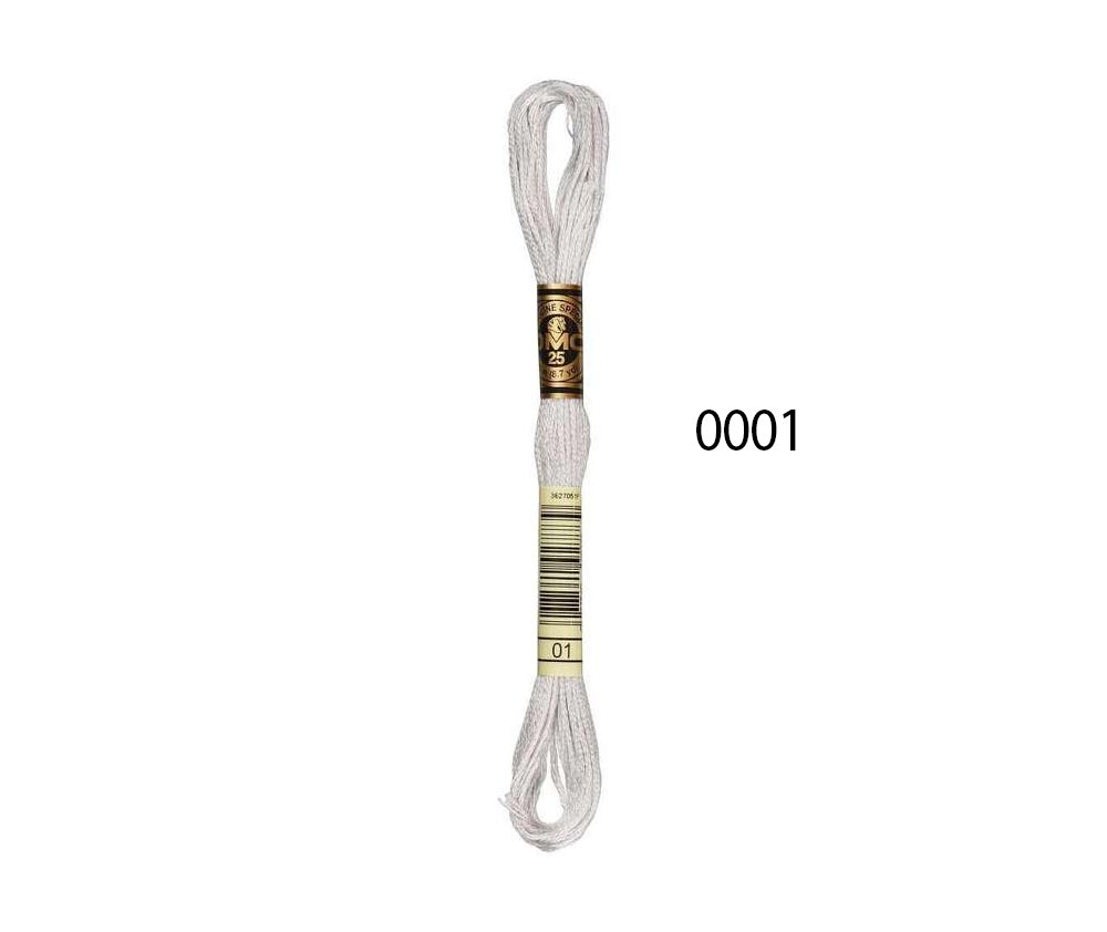 DMC Stranded Cotton - Hand Embroidery Thread - Colours #0001-0099