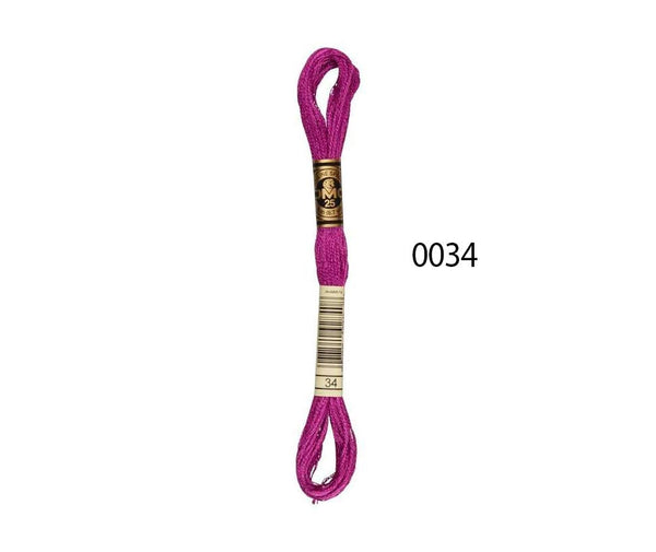DMC Stranded Cotton - Hand Embroidery Thread - Colours #0001-0099