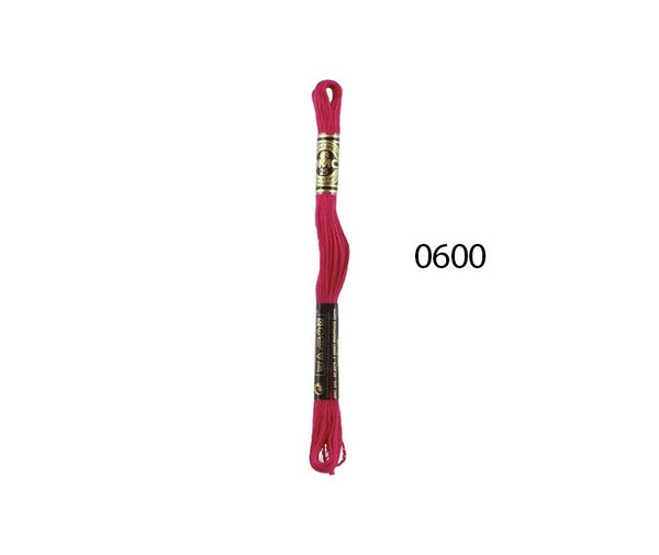DMC Stranded Cotton - Hand Embroidery Thread - Colours #600-699