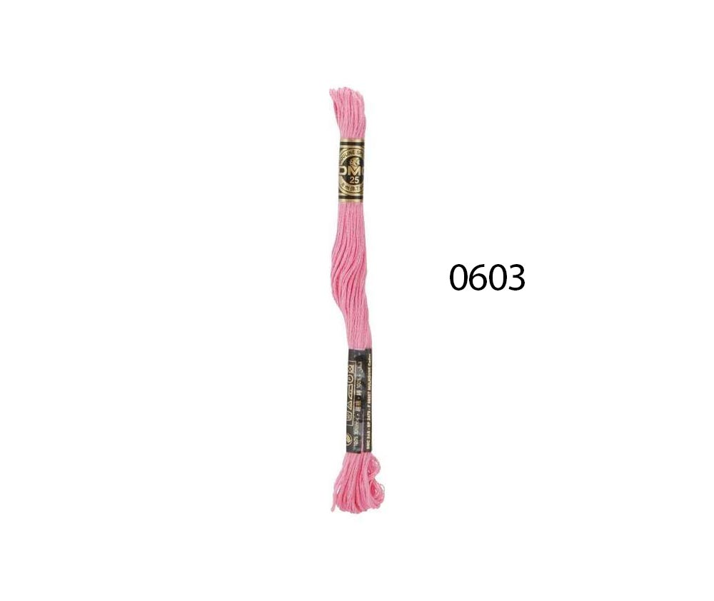 DMC Stranded Cotton - Hand Embroidery Thread - Colours #600-699