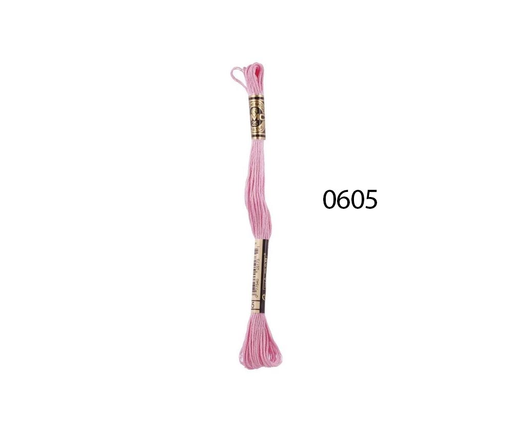 DMC Stranded Cotton - Hand Embroidery Thread - Colours #600-699