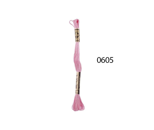DMC Stranded Cotton - Hand Embroidery Thread - Colours #600-699