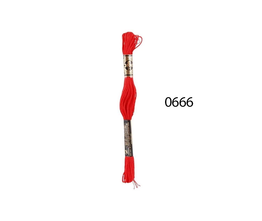 DMC Stranded Cotton - Hand Embroidery Thread - Colours #600-699