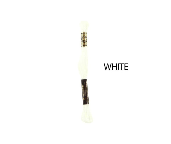 DMC Stranded Cotton - Hand Embroidery Thread - Colours Ecru, White And Bright White