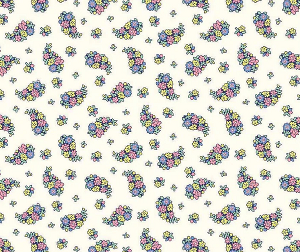 Liberty Portobello Paisley - 100% Cotton Fabric - 10cm Increments